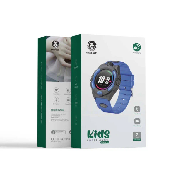 Green Lion 4G Kids Smart Watch Series 4 - Blue | GNKIDSWS4BL