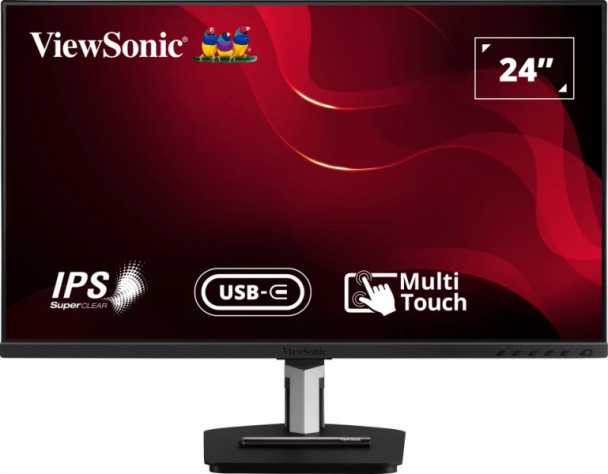 ViewSonic 24” In-Cell Touch Monitor with USB Type-C Input and Advanced Ergonomics | TD2455