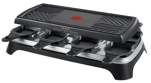 Tefal Raclette Grill Plancha SMART, 8 people, Black | RE459812