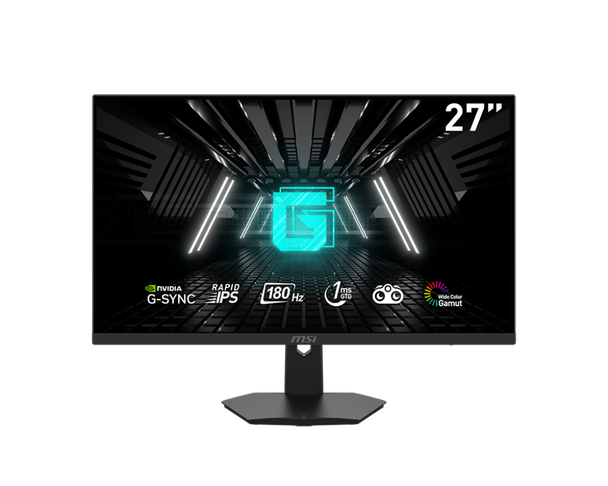MSI 27" Gaming Monitor, 1920 x 1080 (FHD), IPS, 1ms, 180Hz G-SYNC Compatible, HDMI, Displayport | G274F