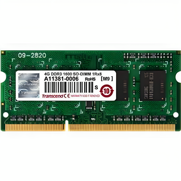 Transcend 4GB DDR3 1600MHz CL11 For Notebook | TS512MSK64V6H