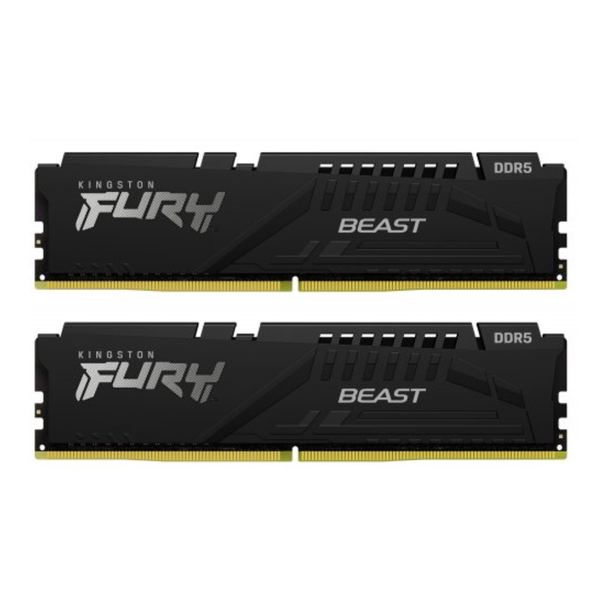 Kingston Fury Beast 16GB (8x2)  5600MT/S DDR5 Memory | KF556C40BBK2/16