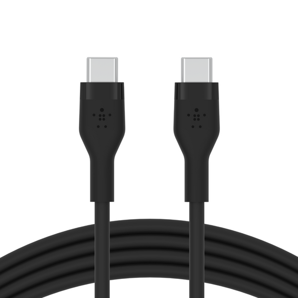 Belkin Boost Charge Flex USB-C to USB-C Cable 60W, 3M , Black| CAB009BT3MBK
