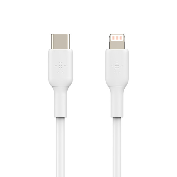 Belkin Boost charge  Lightning to USB-C PVC Cable -1M, White| CAA003BT1MWH