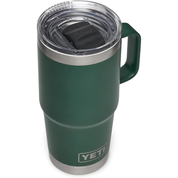 YETI Rambler 20 oz Travel Mug, Stainless Steel, Vacuum Insulated with Stronghold Lid | 21071502394