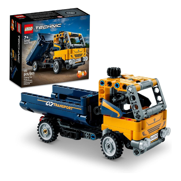 LEGO Technic Dump Truck 2 in 1 Toy Building Set | 42147