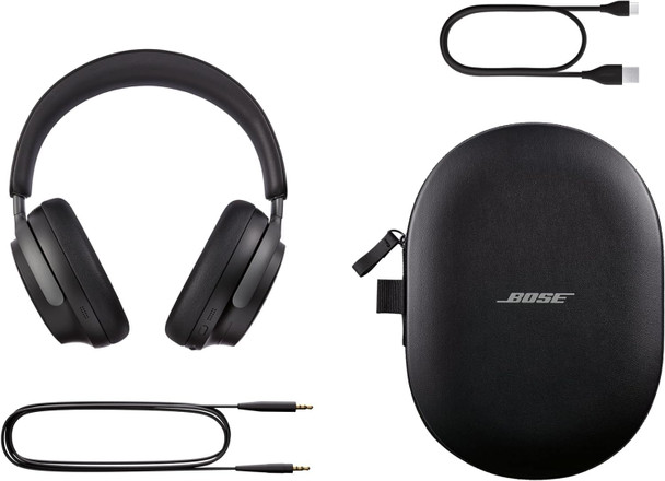 Bose QuietComfort Ultra — Wireless Noise Cancelling Headphones | Immersive Audio, 24H Battery | Black