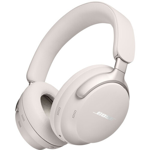 Bose QuietComfort Ultra — Wireless Noise Cancelling Headphones | Immersive Audio, 24H Battery | White Smoke