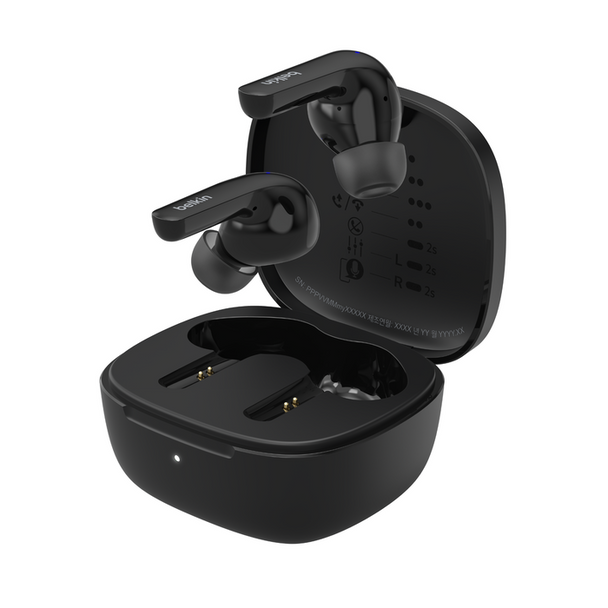 Belkin SoundForm MotionTrue Wireless Earbuds, Black| AUC010BTBK