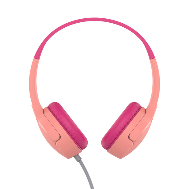 Belkin SoundForm Mini Wired On-Ear Headphones for Kids, Pink| AUD004BTPK