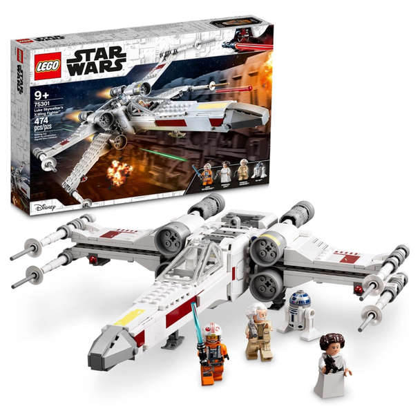 LEGO Star Wars Luke Skywalker's X-Wing Fighter 75301 Building Toy Set | 75301