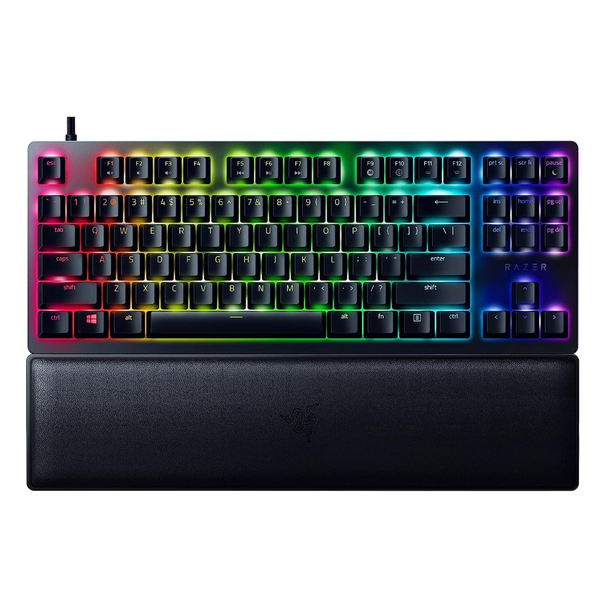 Razer Huntsman V2 TKL Tenkeyless Gaming Keyboard - Ergonomic Wrist Rest | RZ03-03940200-R3U1