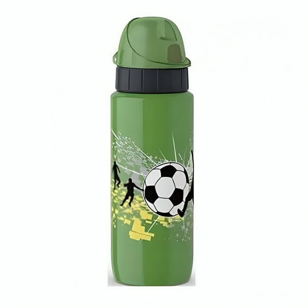 Tefal Drink2go Light Steel - Decor soccer 0,6L Green | K3192212