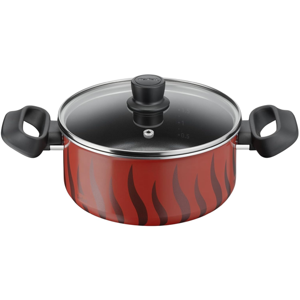 Tefal Tempo Flamme 20Cm Stewpot with Lid | C3044485