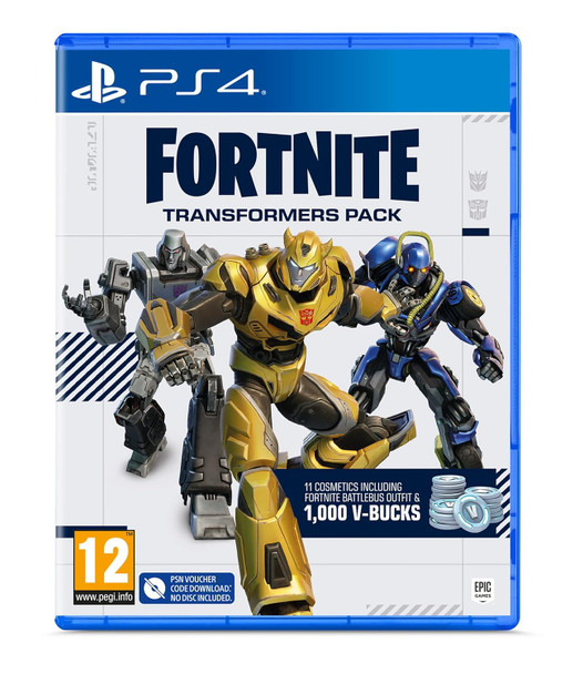 PS4 Fortnite Transformers DVD