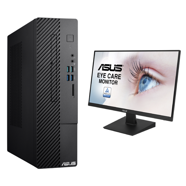 Asus S500SC Tower Desktop - Intel Core I5-11500 - 2x8GB DDR4 - 1TB+NVMe 256GB + Free ASUS 24" VA24HE Frameless | S500SC-5115000020