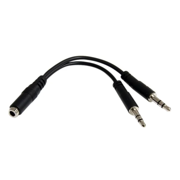 Fantech Audio Cable Convertor 1x3.5mm female to  2 x 3.5mm Male