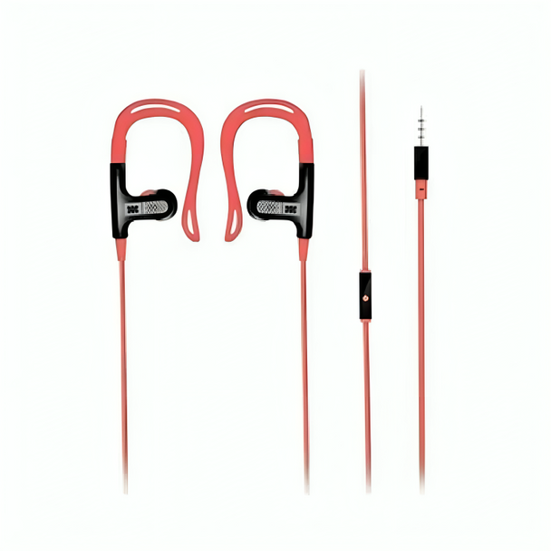 Promate Classic Sporty Stereo Clio-on Handsfree Earphone with Universal In-line Mic for all Handhelds | Glitzy.Pink