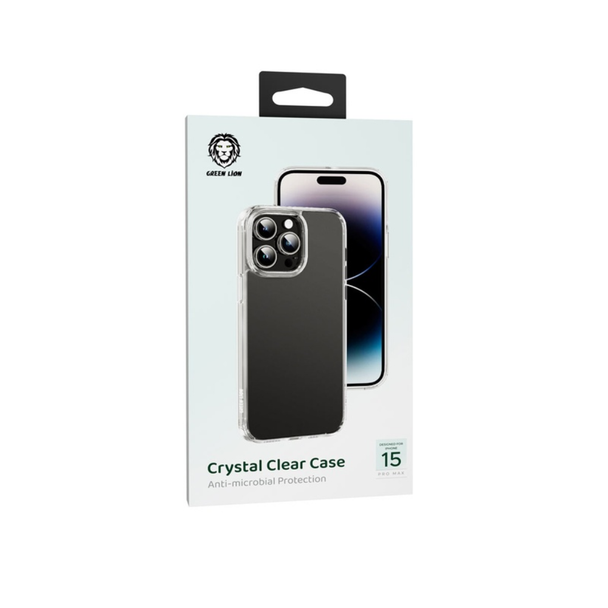 Green Lion Crystal Clear Case for iPhone 15 - Clear | GNCRYC15CL