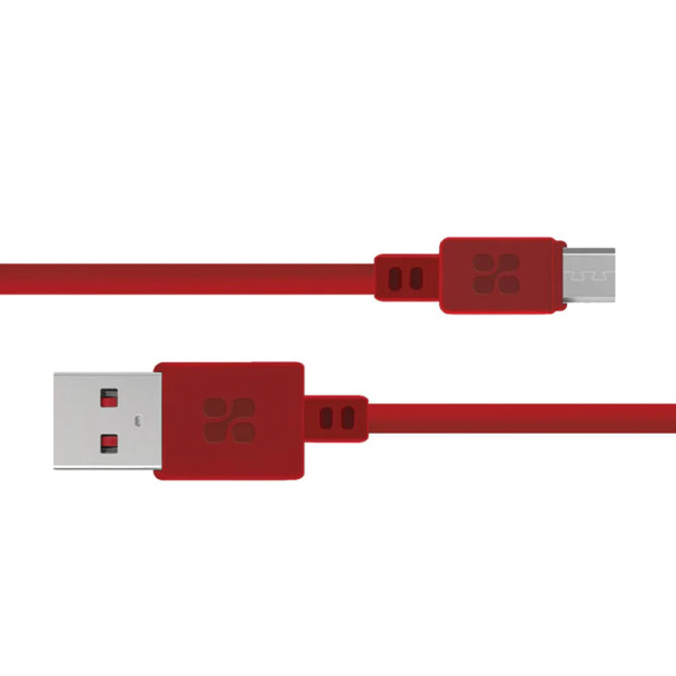 Promate Super-Durable Data & Charge USB-A to Micro- USB Cable.2M,Maroon | MICROCORD-2.MAROON