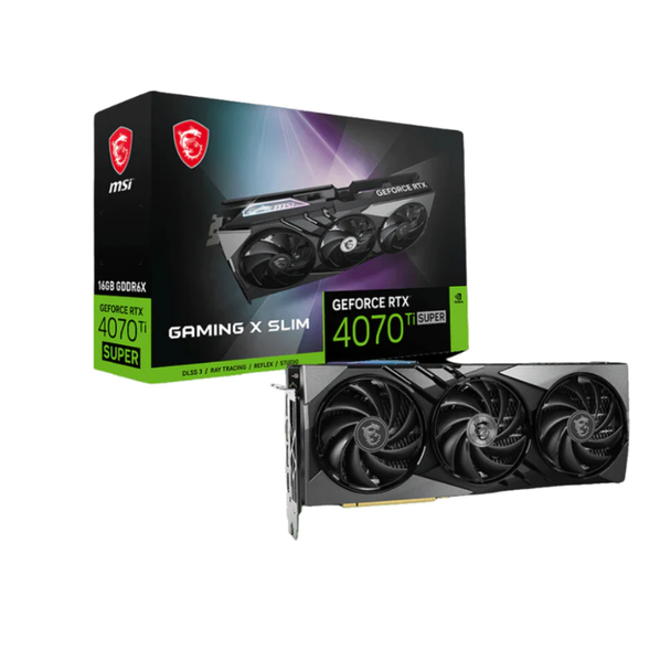 MSI RTX 4070 TI SUPER GAMING X SLIM 16GB Graphic Card | 912-V513-625
