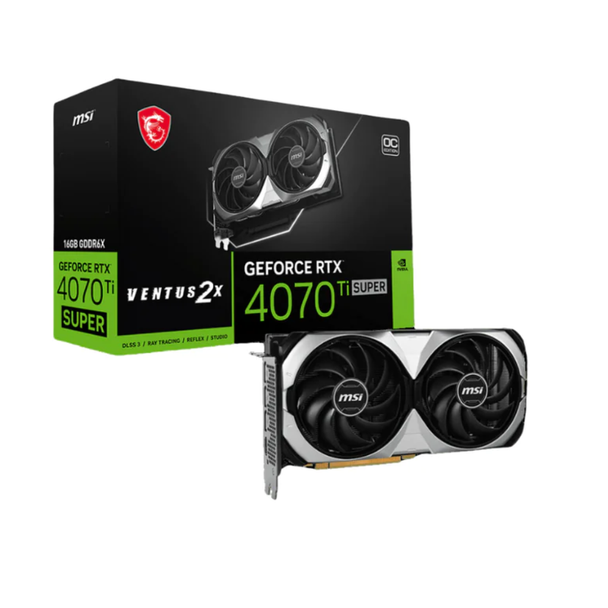 MSI GeForce RTX 4070 TI SUPER 16G VENTUS 2X OC Graphics Card | 912-V513-628