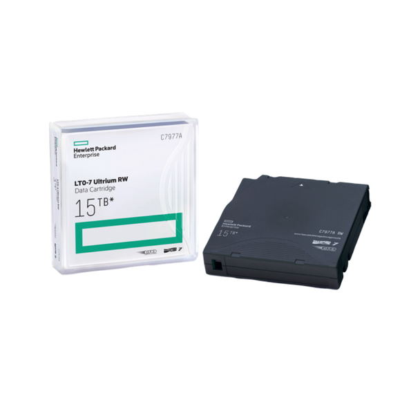 HPE LTO‑7 Ultrium 15TB RW Data Cartridge | C7977A