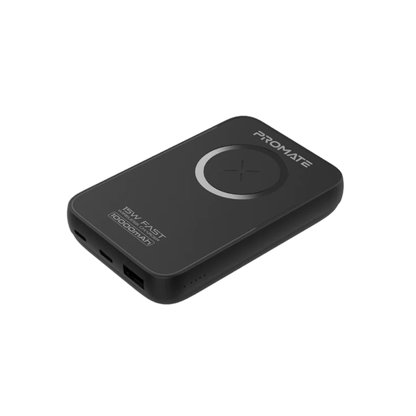 Promate 22.5W Magsafe Wireless PowerBank - Black | PowerMag-10+