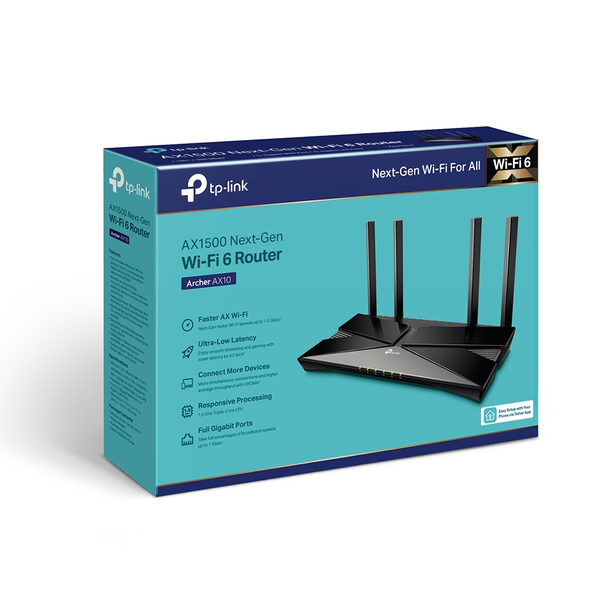 TP-Link Archer AX1500 Wi-Fi 6 Router | AX10