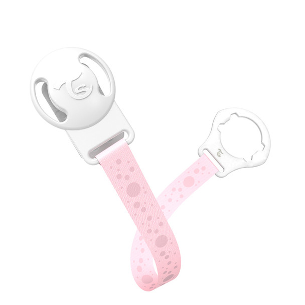 Twistshake Pacifier Clip Pastel, Pink | 78291