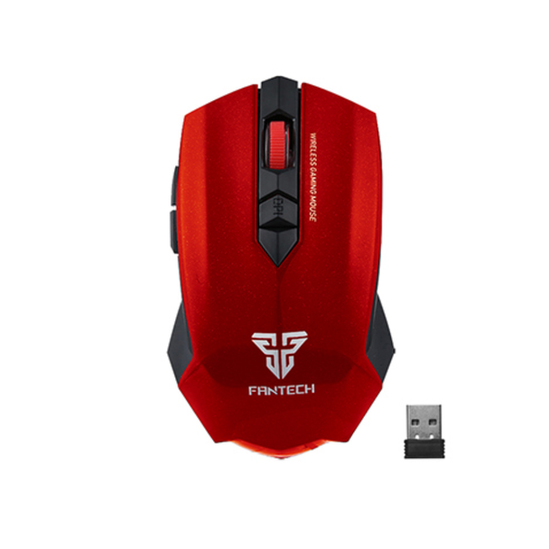 FANTECH Garen WG7 Wireless 2.4GHZ Pro Gaming Mouse - Red | WG7