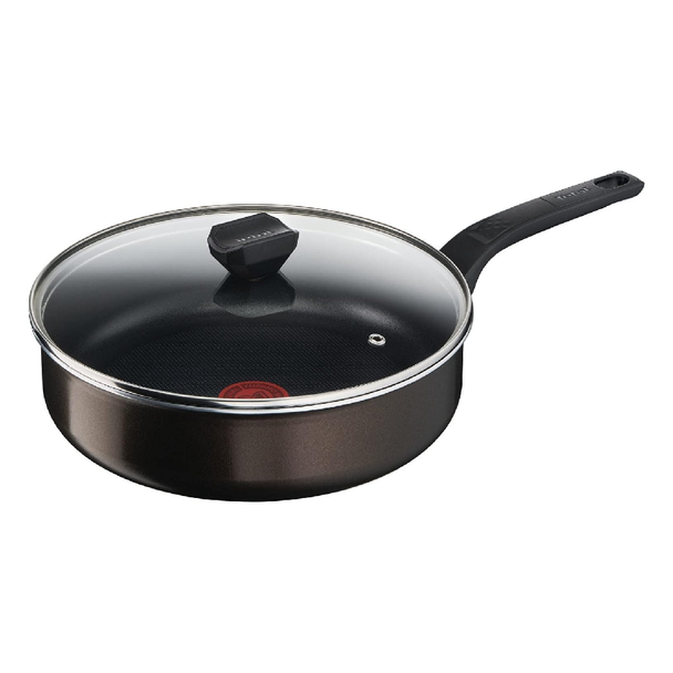 Tefal G6 Easy Cook and Clean Sautepan 26cm + Glass lid | B5543302