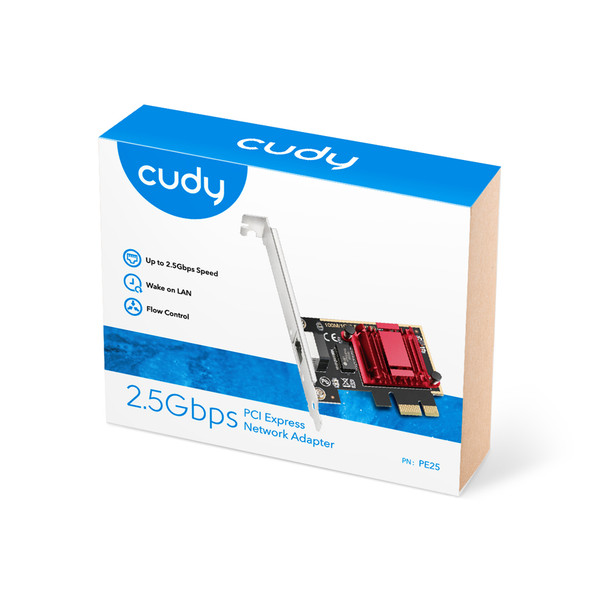 Cudy 2.5 Gbps PCI Express Network Adapter | PE25