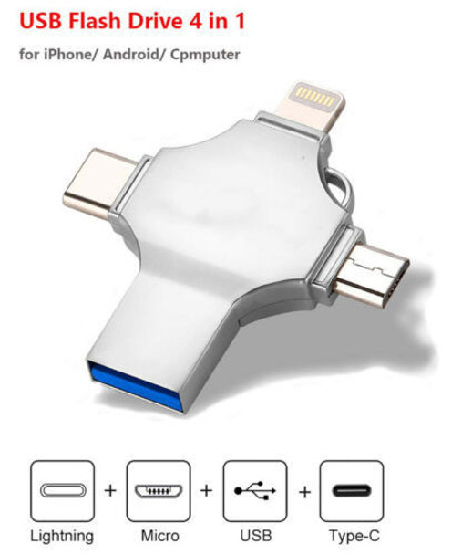 Samsung Otg USB Flash Drive Universal Iphone Type-c Usb Samsung 256gb