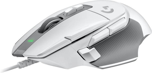 Logitech G502 X Wired Gaming Mouse – LIGHTFORCE Hybrid Optical-Mechanical Primary Switches, HERO 25K Gaming Sensor, Compatible With PC – MacOS/Windows , White | 910-006144