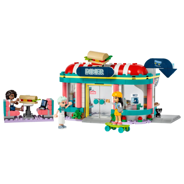 LEGO Friends Heartlake Downtown Diner Building Blocks Toy Set | 41728