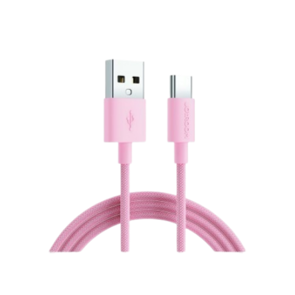 Joyroom 1M USB-A to USB-C Cable, Pink | JR-M13