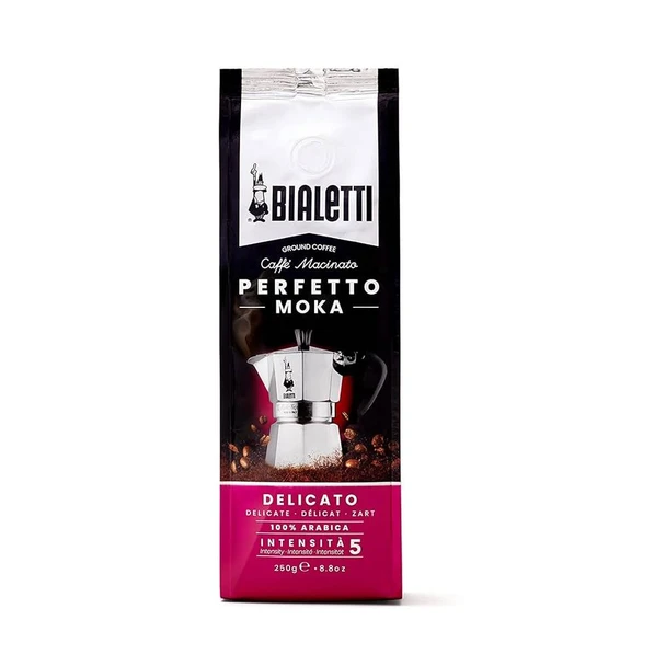 Bialetti Perfetto Moka Delicato Ground Coffee 250g | BIA096080356