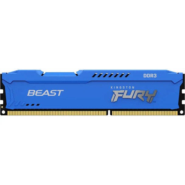 Kingston Fury Beast - 8GB 1600MHz DDR3 CL10 Desktop Memory, Single Module | KF316C10B/8