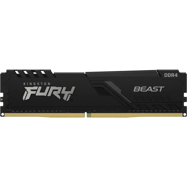 Kingston Fury Beast 4GB 3200MHz DDR4 CL16 KF432C16BB/4 Desktop Memory | KF432C16BB/4