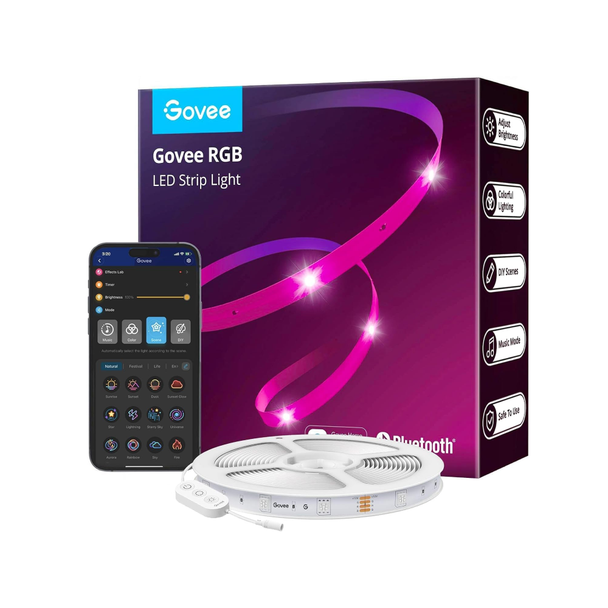 Govee LED Lights 20M Bluetooth Rope Lights with App Control | H613D2A1UK