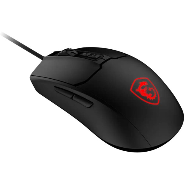 MSI FORGE GM100 Optical Gaming Mouse, Black | FORGE-GM100