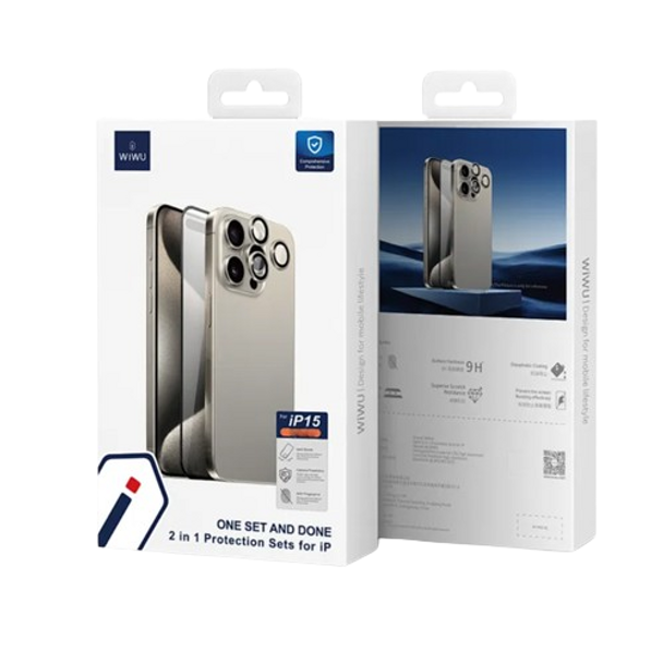 WIWU 2 in 1 Protection sets for Iphone 15 Plus | Wi-IP002