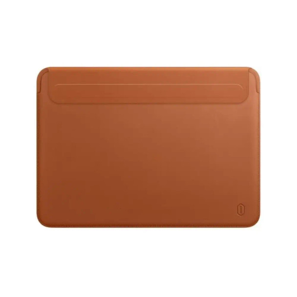 WIWU Skin Pro II Leather Sleeve for MacBook Air 13.6" (2022) ,Brown|SPII13.6BR