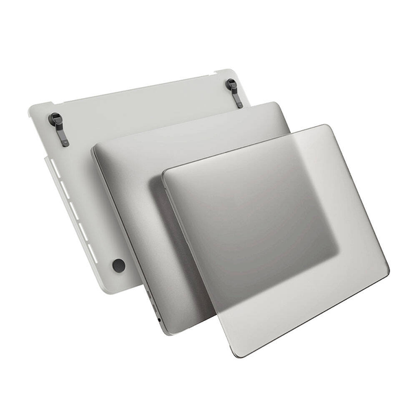 WiWU Ishield Stand Case For Macbook 16.2" Pro - Transparent | WU-ISHIELD-16.2-PRO