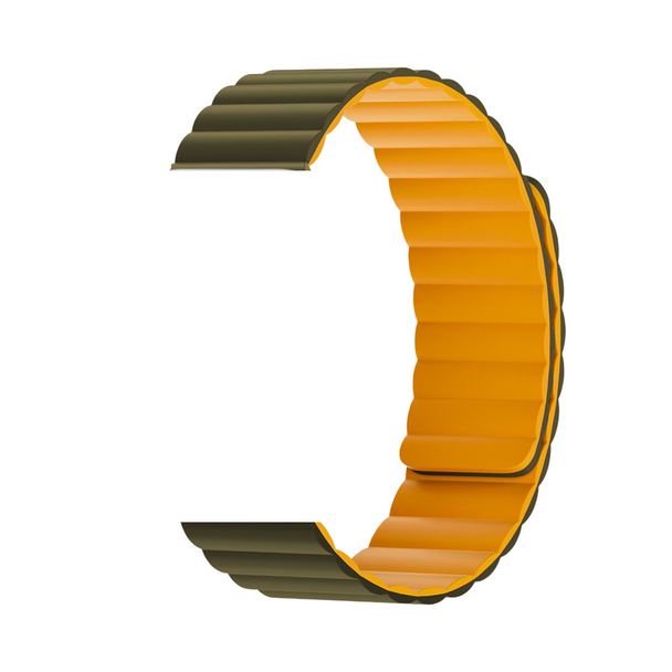 WIWU Magnetic Silicone (42-44-45-49mm) Watch Band - Navy+yellow | Wi-WB001