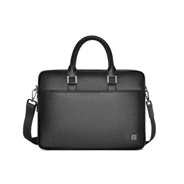 WiWU Master Fingerprint Lock Brief Case handbag , Black | MFLBC-BLK