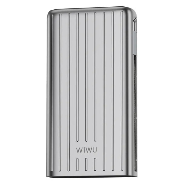 WIWU P014 Power Bank 10000mAh - Silver | P014-SLV