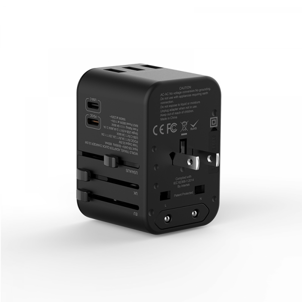 WIWU Universal Adapter UA-303 Black | UA-303-BLK
