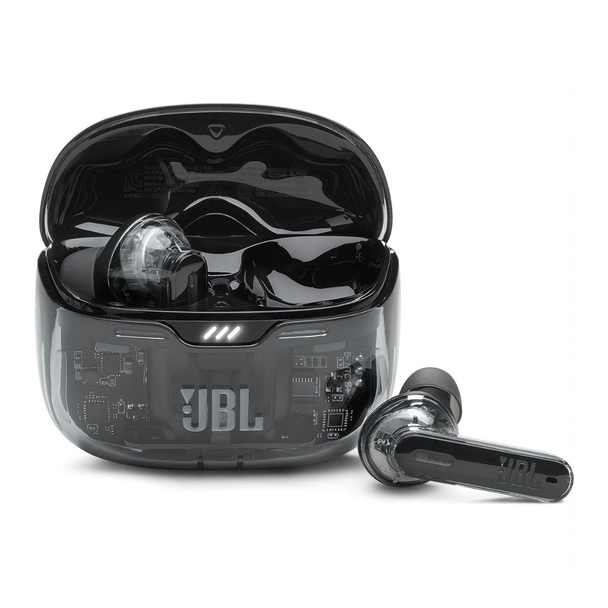 JBL TUNE BEAM True Wireless Noise Cancelling Earbuds Ghost Black | JBLTBEAMGBLK